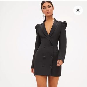 PrettyLittle Thing - Puff Sleeve Blazer Dress